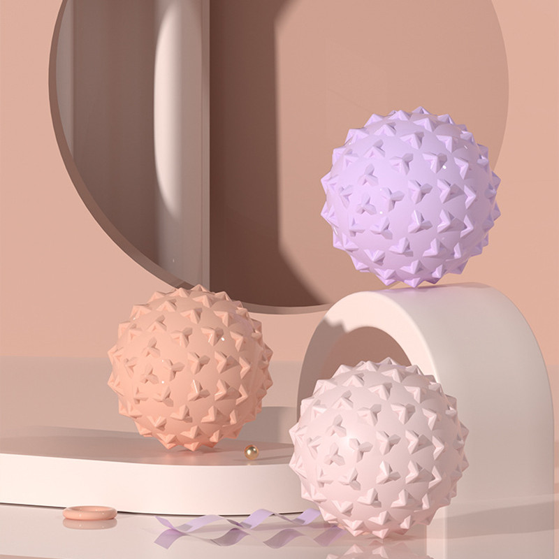 Minge de masaj TPE Yoga Rolă de masaj Minge de fitness Ameliorarea punctului de declanșare Antrenament Minge Fascia Exercițiu local de relaxare musculară