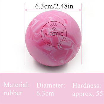 6,3 см масажна топка за лакрос гумена камуфлажна йога ролка за мускулен масаж Релаксираща болкоуспокояваща преносима топка за физиотерапия