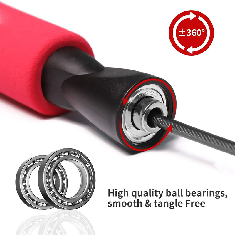 Hüppenöör hüppenöör fitness-treeningu jaoks Sassis sasipuntrata hüppenöör jõusaali varustus kodus meestele naistele lastele