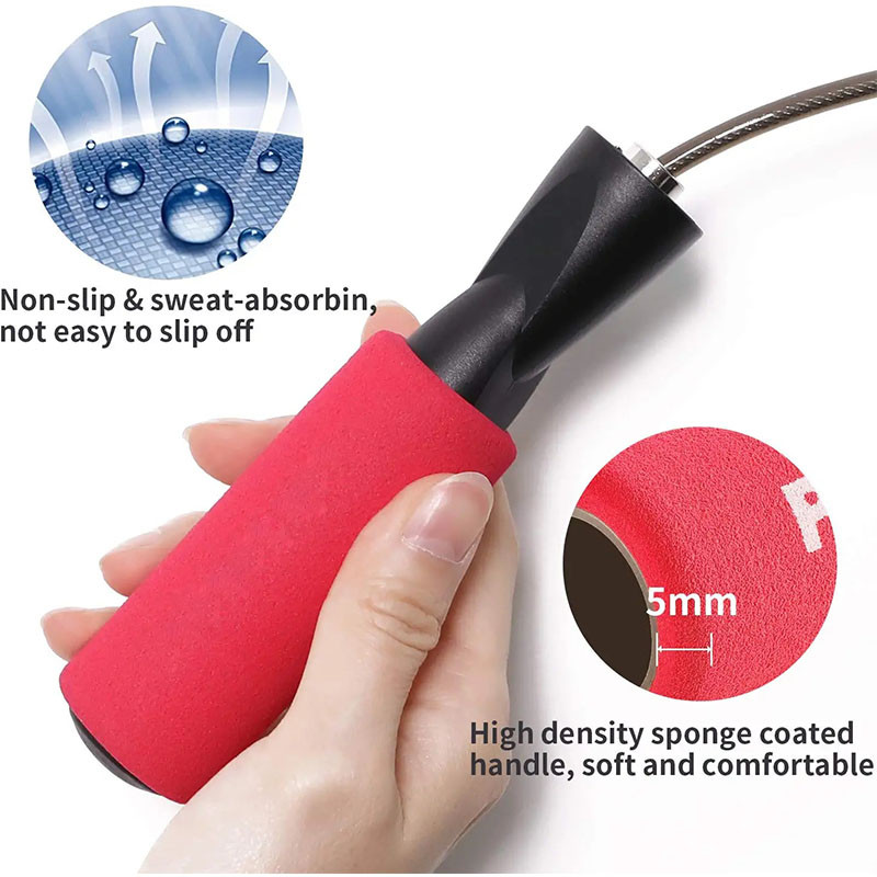 Hüppenöör hüppenöör fitness-treeningu jaoks Sassis sasipuntrata hüppenöör jõusaali varustus kodus meestele naistele lastele