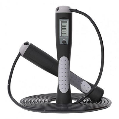 Sală de gimnastică simplă, portabilă, inteligentă, pentru antrenament pentru sărituri, frânghie de numărare, frânghie de săritură, miez de sârmă de oțel pentru copii