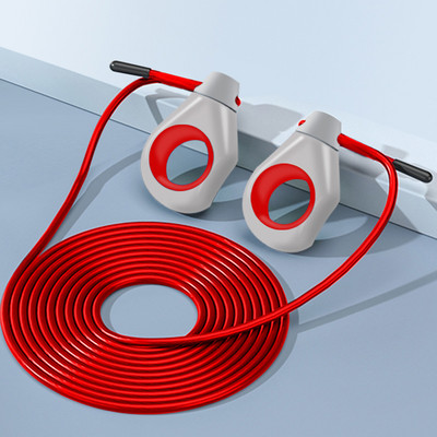 Forró ujjgyűrűs fogantyú, állítható hosszúságú ugrókötél gyerekeknek, nem könnyen csúsztatható edzés- és fitnesz-kiegészítők 3 méter felnőtteknek