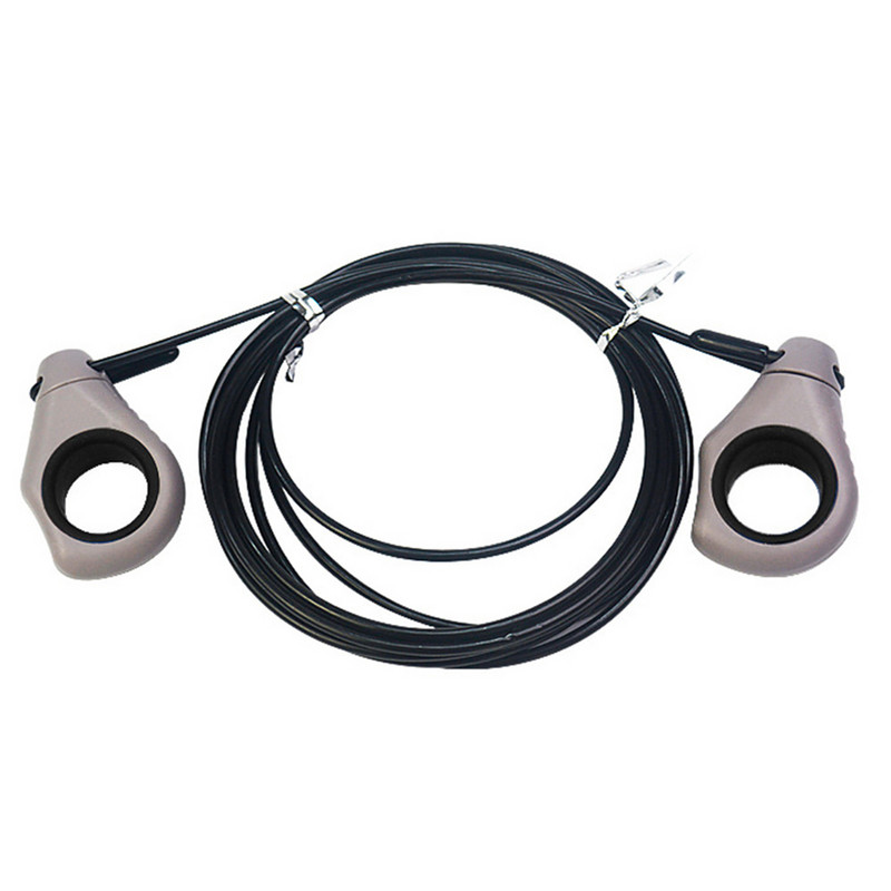 Forró ujjgyűrűs fogantyú, állítható hosszúságú ugrókötél gyerekeknek, nem könnyen csúsztatható edzés- és fitnesz-kiegészítők 3 méter felnőtteknek