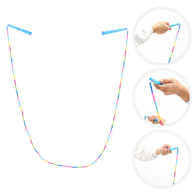 Προπόνηση με σχοινί Άλμα με σχοινιά Άσκηση με χάντρες παράλειψη Παιδικά αθλητικά είδη γυμναστικής Εξοπλισμός ζυγισμένο καλώδιο εξωτερικού χώρου για κορίτσια