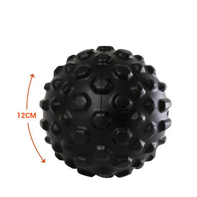 Minge de masaj mâna piciorului dureri corporale ameliorarea stresului masaj punct declanșator Îngrijirea sănătății Jucărie sportivă Aparat de relaxare musculară neagră unisex