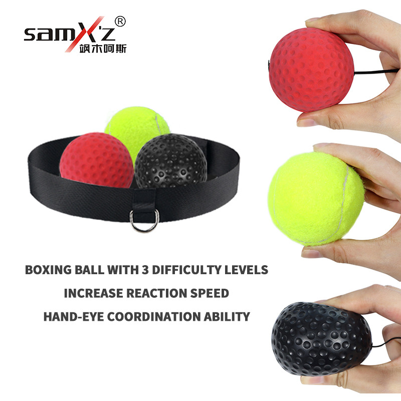 Võitluspoksi peegelpall refleksi kiirustreeningu jaoks poksi löök Muay Thai harjutuste kaitserauaga palli poksivarustus