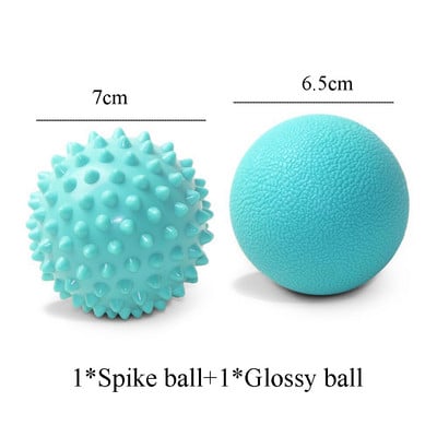 Jóga lábmasszázs labda talpi homlokzat görgő izomlazítás sport fitnesz labdák földimogyoró transzmembrán labda testedző készlet