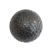 1 tk 10 cm suure tihedusega EPP massaažipall Kerge must fitness-treening Lacrosse Ball kehajooga spordiharjutus must kõva, suur