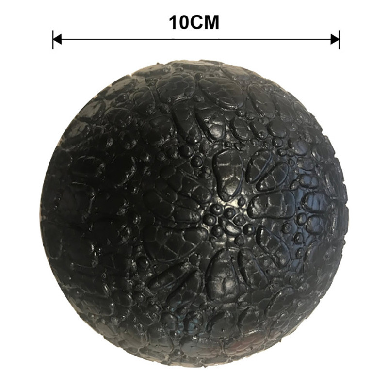 1 tk 10 cm suure tihedusega EPP massaažipall Kerge must fitness-treening Lacrosse Ball kehajooga spordiharjutus must kõva, suur