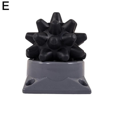 Kaasaskantav Acupoint massaažipall alusega lihaste lõdvestamiseks Fascia Ball Rumble Roller Hedgehog Ball Jooga Sport Fitness Pall