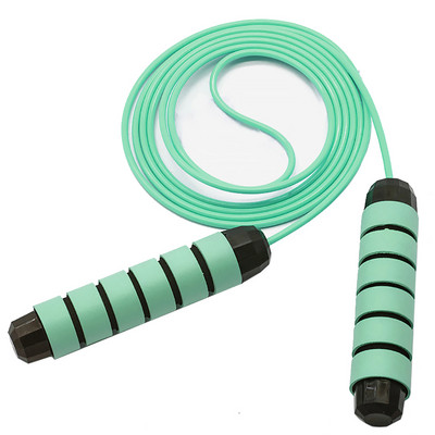 1 tk PVC terastraadist laager hüppenöör ülikulumiskindel Fitness Fitnessi varustus libisemiskindla käepideme hüppenöör