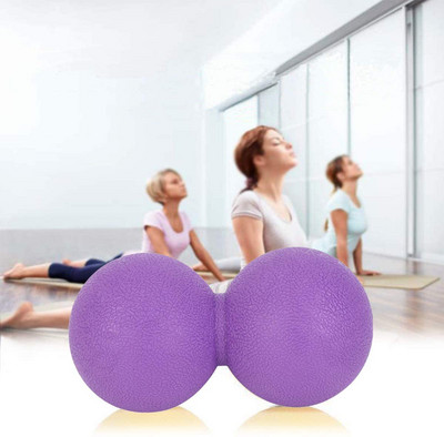 Önmasszázs Peanut Fitness Ball Dupla Lacrosse Relaxációs Fascia Ball Mélyszöveti Fájdalomcsillapítás A myofascialis felszabaduláshoz