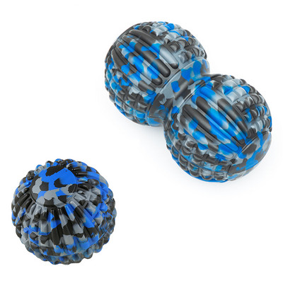 Professionaalne jooga massaažipall suure tihedusega kõvade sügavate kudede harjutustega valu leevendav jalg, selg, kael, talje, lõõgastav esmaklassiline kvaliteet