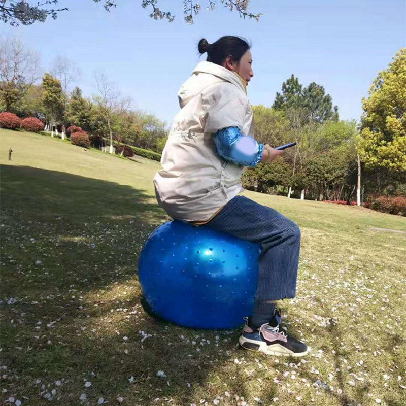 Vastupidav kopsakas pallikomplekt jõuluteemaline PVC jõuluteema käepidemega joogapallikomplekt Punkri pallikomplekt käepidemega joogapallikomplekt
