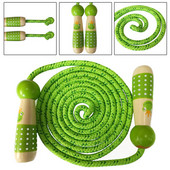 Спорт Бодибилдинг Фитнес Детско въже за скачане Карикатура Дървена дръжка Прескачаща тел Аксесоари за фитнес оборудване