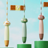 Hüppenöör, reguleeritav lainepapist käepidemega laste treeningvarustus Kerge hüppenöör hüppenööriga treeningvarustus