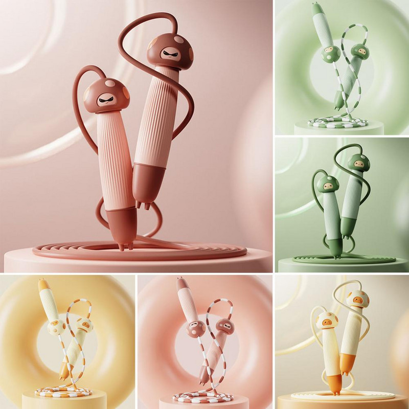 Hüppenöör, reguleeritav lainepapist käepidemega laste treeningvarustus Kerge hüppenöör hüppenööriga treeningvarustus