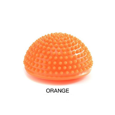 16 см Дамска PVC масажна полусфера Йога топка Фитнес зала Пилатес Half Fit Ball Фитнес балансираща топка