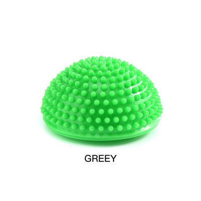 16 см Дамска PVC масажна полусфера Йога топка Фитнес зала Пилатес Half Fit Ball Фитнес балансираща топка