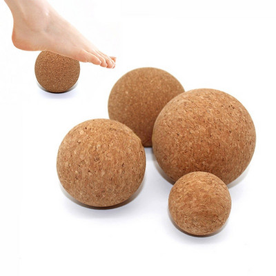 Cork Massage Ball Back Massage Foot Massager Yoga Ball Tension Release Therapy Myofascial Ball Relax Muscles Point Trigger