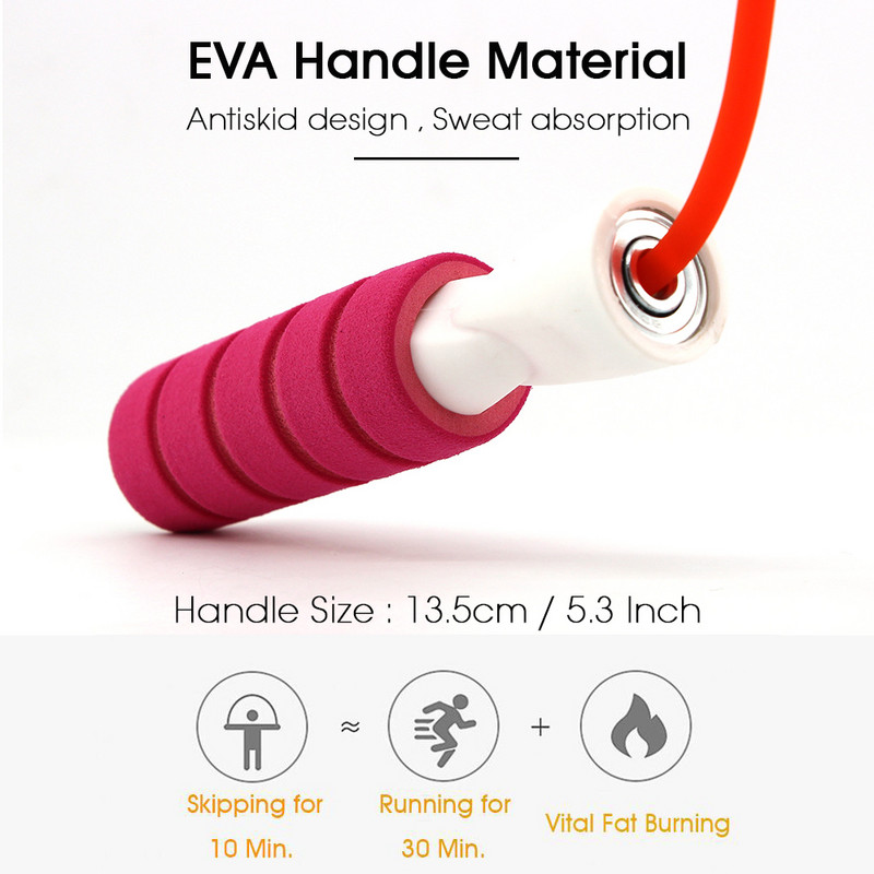 Uže za preskakanje Uže za brzo preskakanje bez petlja Kabel s kugličnim ležajevima Čelično uže za preskakanje Teretana Vježbanje kod kuće Vitko tijelo