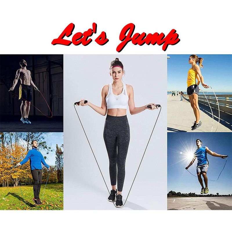 Hüppenööriga kuullaagrid, sasipuntravabad kiirkaabliga poks hüppenööriga reguleeritavad hüppenöörid meestele, naistele ja lastele