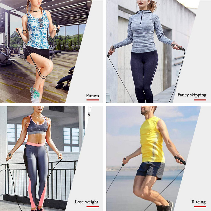 Hüppenööriga kuullaagrid, sasipuntravabad kiirkaabliga poks hüppenööriga reguleeritavad hüppenöörid meestele, naistele ja lastele