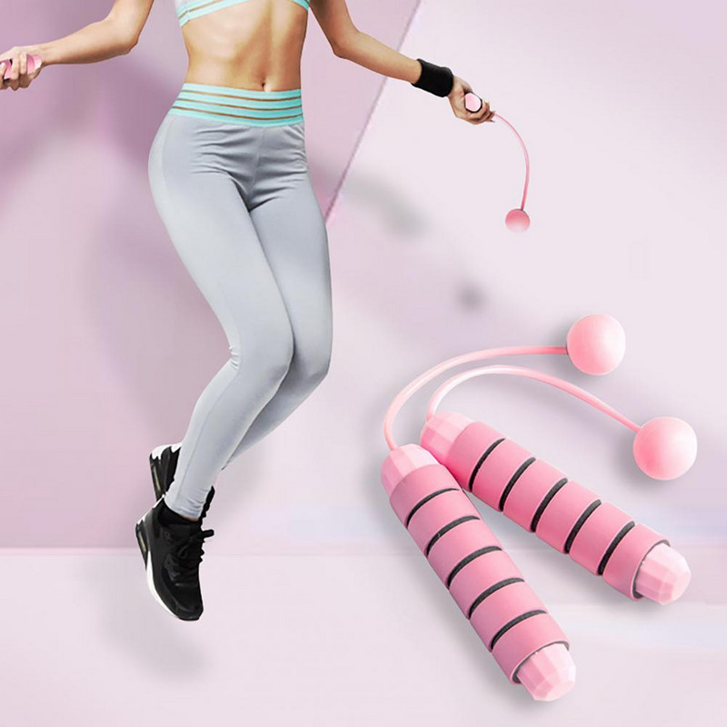 Hüppenööriga sasipuntrata kiire hüppenööriga kaabel kuullaagritega Terasest hüppenööriga jõusaal Jõusaal Kodune harjutus Õhuke keha