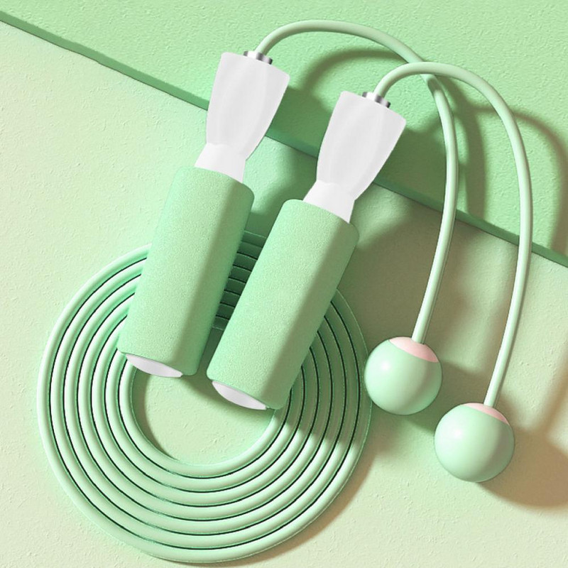 Praktinė treniruotė šuolio virvė Lengva TPE dvejopo naudojimo kūno rengybos šokinėjimo virvė Šokinėjimo virvė Sporto šokinėjimo virvė