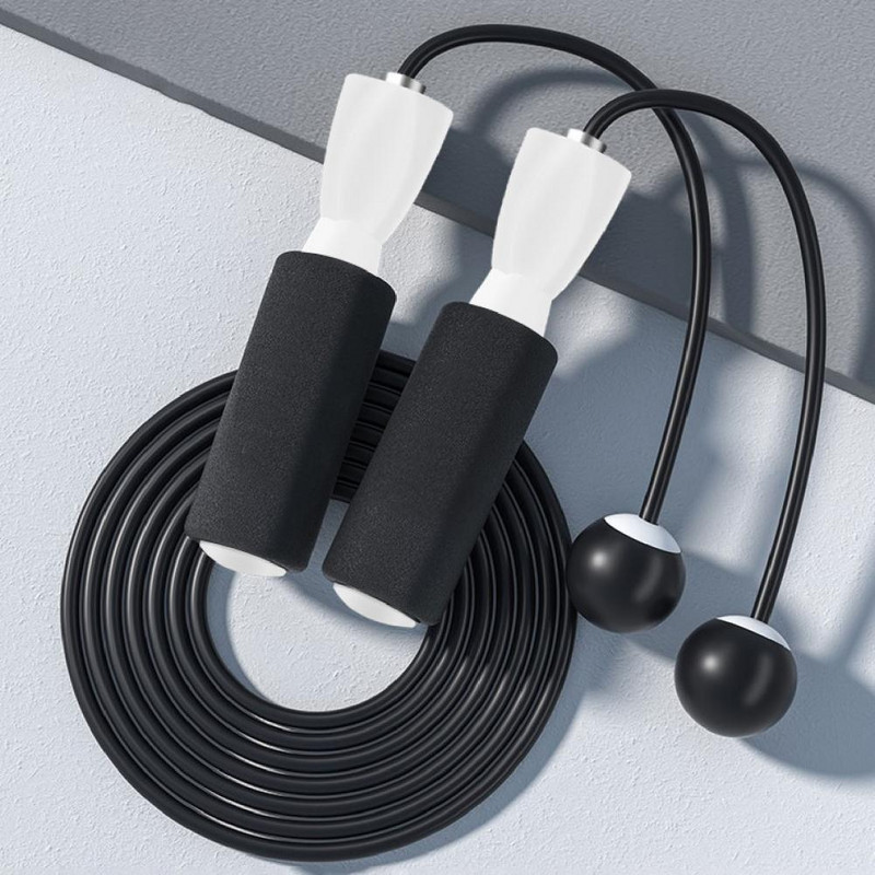 Praktinė treniruotė šuolio virvė Lengva TPE dvejopo naudojimo kūno rengybos šokinėjimo virvė Šokinėjimo virvė Sporto šokinėjimo virvė