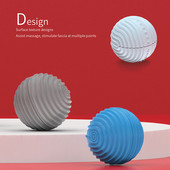 Elektromos fascia masszázs labda vibrációs jóga fitnesz fascia golyós lábmasszázs izomlazító Otthoni edzés Jóga masszírozó labda