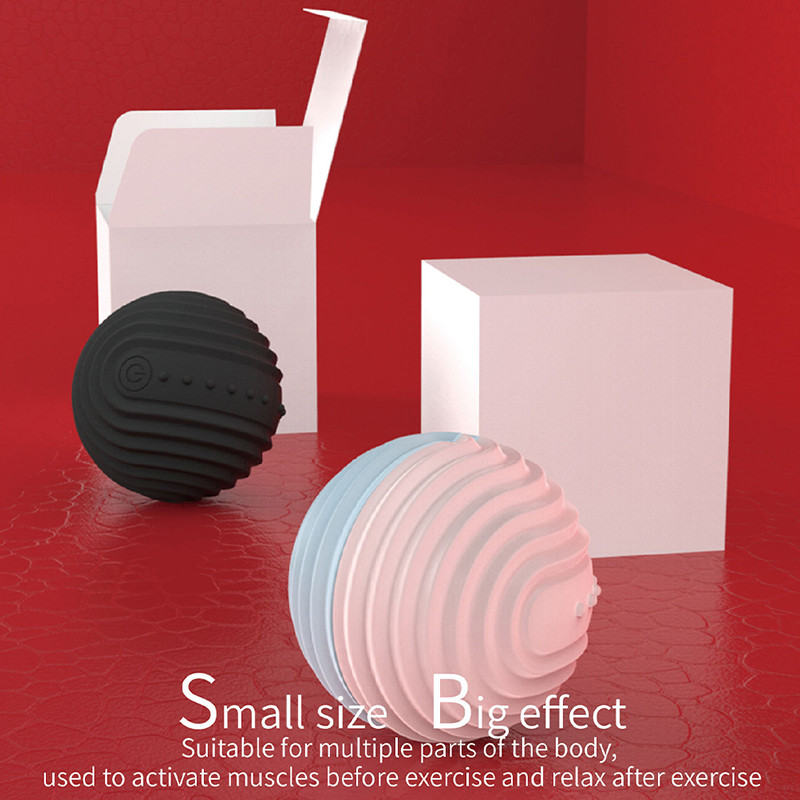 Elektromos fascia masszázs labda vibrációs jóga fitnesz fascia golyós lábmasszázs izomlazító Otthoni edzés Jóga masszírozó labda