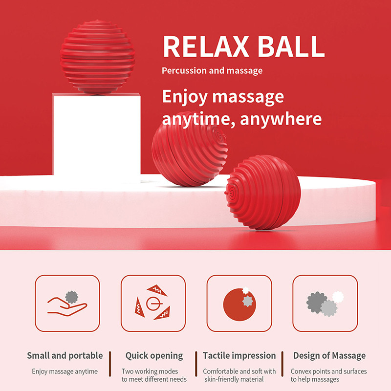 Elektromos fascia masszázs labda vibrációs jóga fitnesz fascia golyós lábmasszázs izomlazító Otthoni edzés Jóga masszírozó labda