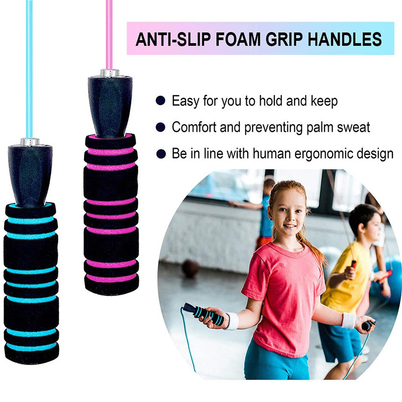 Reguleeritav kuullaagritega hüppenöör lastele Terasest hüppenöör Professionaalne hüppenöör 2,8 m treeningvarustus kodujõusaali jaoks