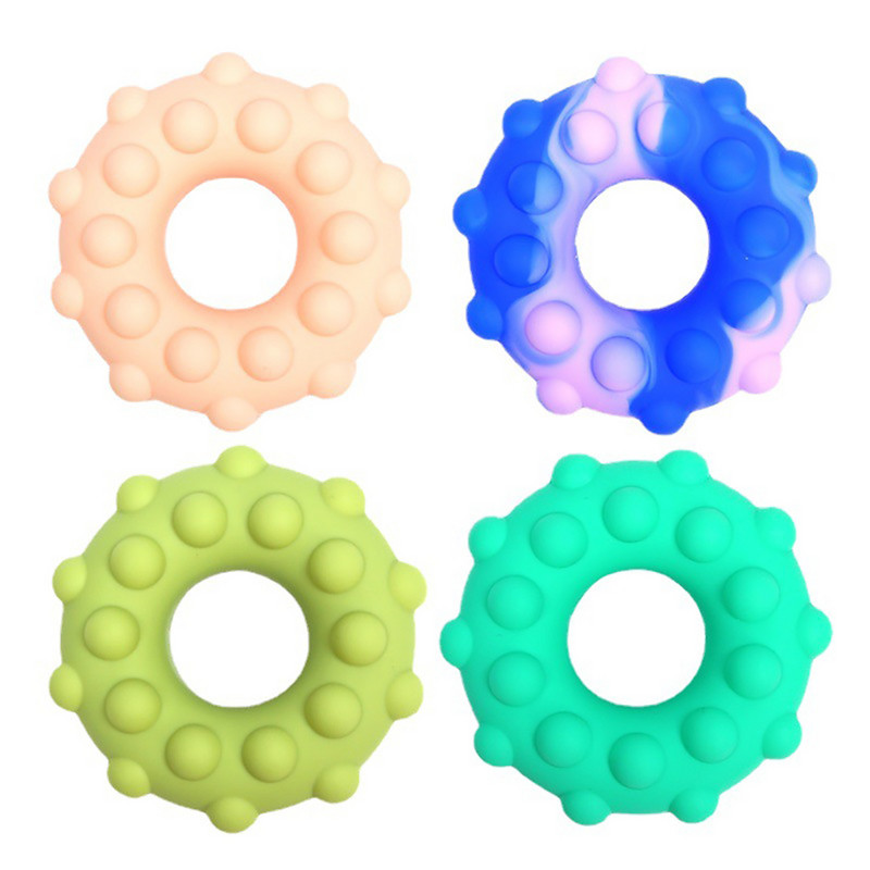 Mouse Killer Pioneer szilikon markolatgyűrű Hordozható fitneszjátékok Kézerő-edzés Kreatív dekompressziós fánk eszköz