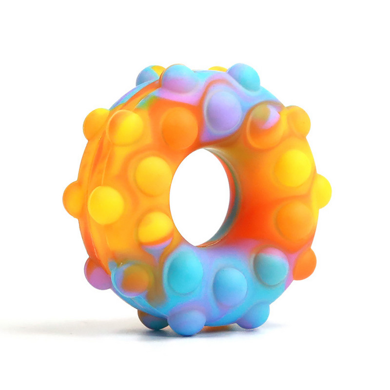 Mouse Killer Pioneer szilikon markolatgyűrű Hordozható fitneszjátékok Kézerő-edzés Kreatív dekompressziós fánk eszköz