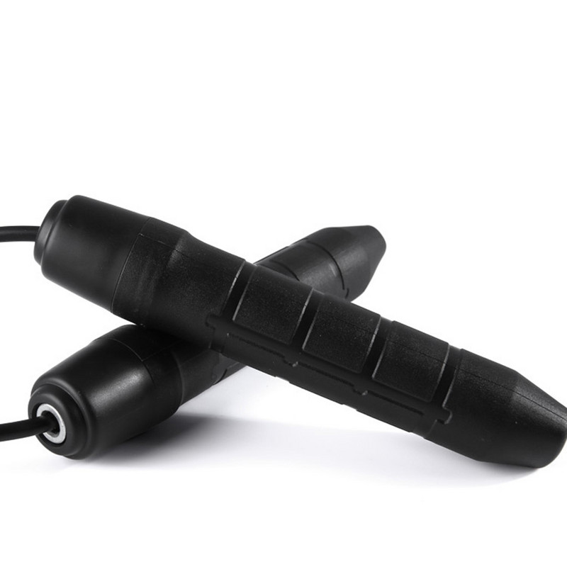 KoKossi 1 buc. 3 m rulment negru viteză săritură coarda reglabilă sport slăbire gimnastică echipament de fitness crossfit