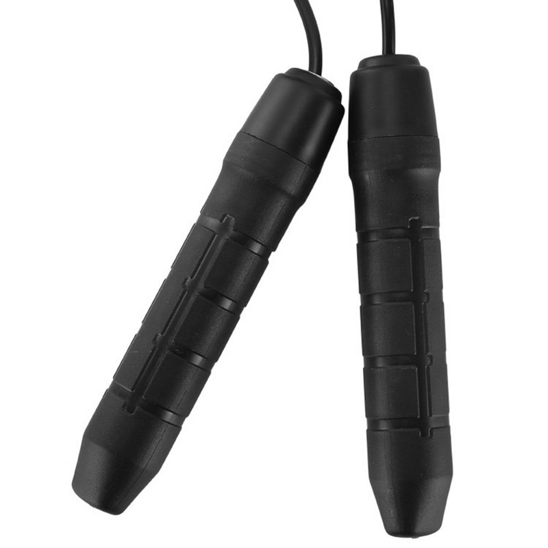 KoKossi 1 buc. 3 m rulment negru viteză săritură coarda reglabilă sport slăbire gimnastică echipament de fitness crossfit