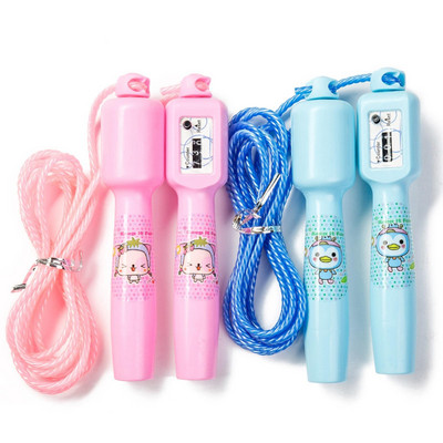 Cartoon Counting Adjustable Kindergarten Kids Body Building Skipping Jump Rope Workout Προπόνηση με ανταλλακτικό καλώδιο μεταφοράς τσάντας