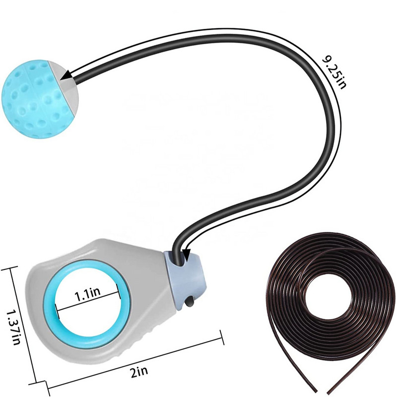 Állítható 2-AZ 1-ben ujjbeggyel fogantyú acél ugrálókötél Otthoni edzőterem Crossfit Speed Cordless Ball Fitness Zsírcsökkentés Aerob gyakorlat