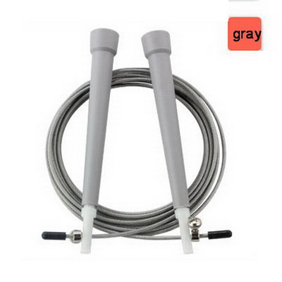 AOLIKES kehaehituse kiirus hüppenöör 3 M terastraadist hüppenöör crossfit jõusaali hüppenööritreening Fitnessivarustus