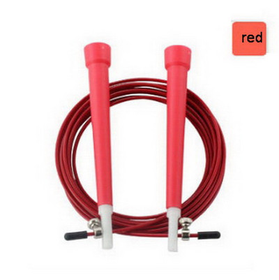 AOLIKES kehaehituse kiirus hüppenöör 3 M terastraadist hüppenöör crossfit jõusaali hüppenööritreening Fitnessivarustus