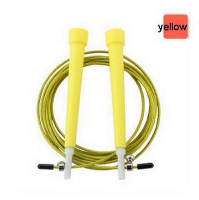 AOLIKES kehaehituse kiirus hüppenöör 3 M terastraadist hüppenöör crossfit jõusaali hüppenööritreening Fitnessivarustus