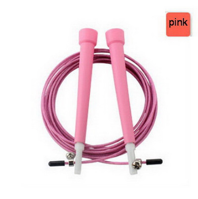 AOLIKES kehaehituse kiirus hüppenöör 3 M terastraadist hüppenöör crossfit jõusaali hüppenööritreening Fitnessivarustus