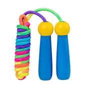 2,4 m poiss, tüdruk, siseruumides õues treeniv ergonoomiline puidust käepide lastele kodus treenimine hüppenöör kaasaskantav jõusaal, reguleeritava pikkusega