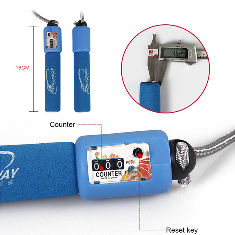 Fitness hüppenöör koos Reguleeritava hüppenööriga Tekstiil Spordinöör Crossfit Jõusaal Fitnessivarustus Kehaehitus