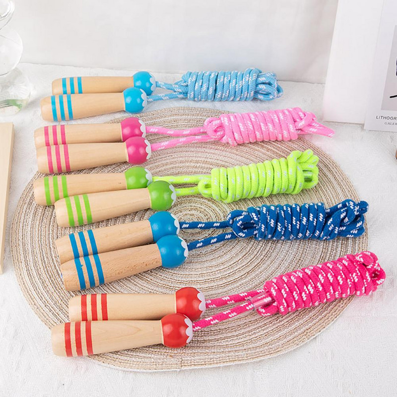 Kopásálló fonott, állítható hosszúságú tanulói ugrálókötél kezdőknek