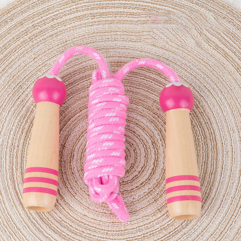 Kopásálló fonott, állítható hosszúságú tanulói ugrálókötél kezdőknek