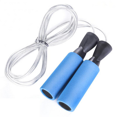 Õpilane Fitness hüppenöör Plastist treening hüppenöör laager käepide hüppenöör PVC köis terastraat hüppenöör