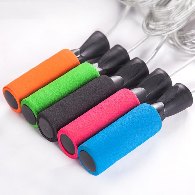 Õpilane Fitness hüppenöör Plastist treening hüppenöör laager käepide hüppenöör PVC köis terastraat hüppenöör